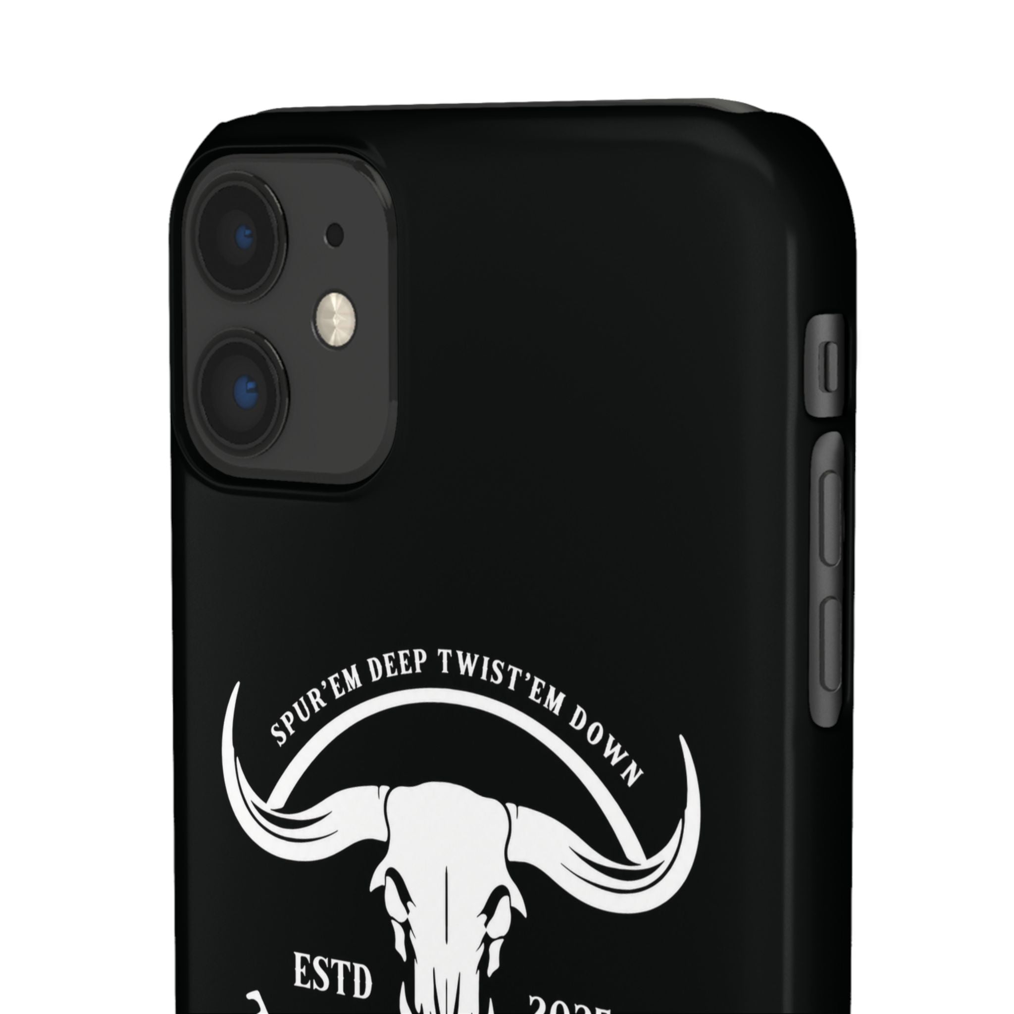 Tapped off phone case