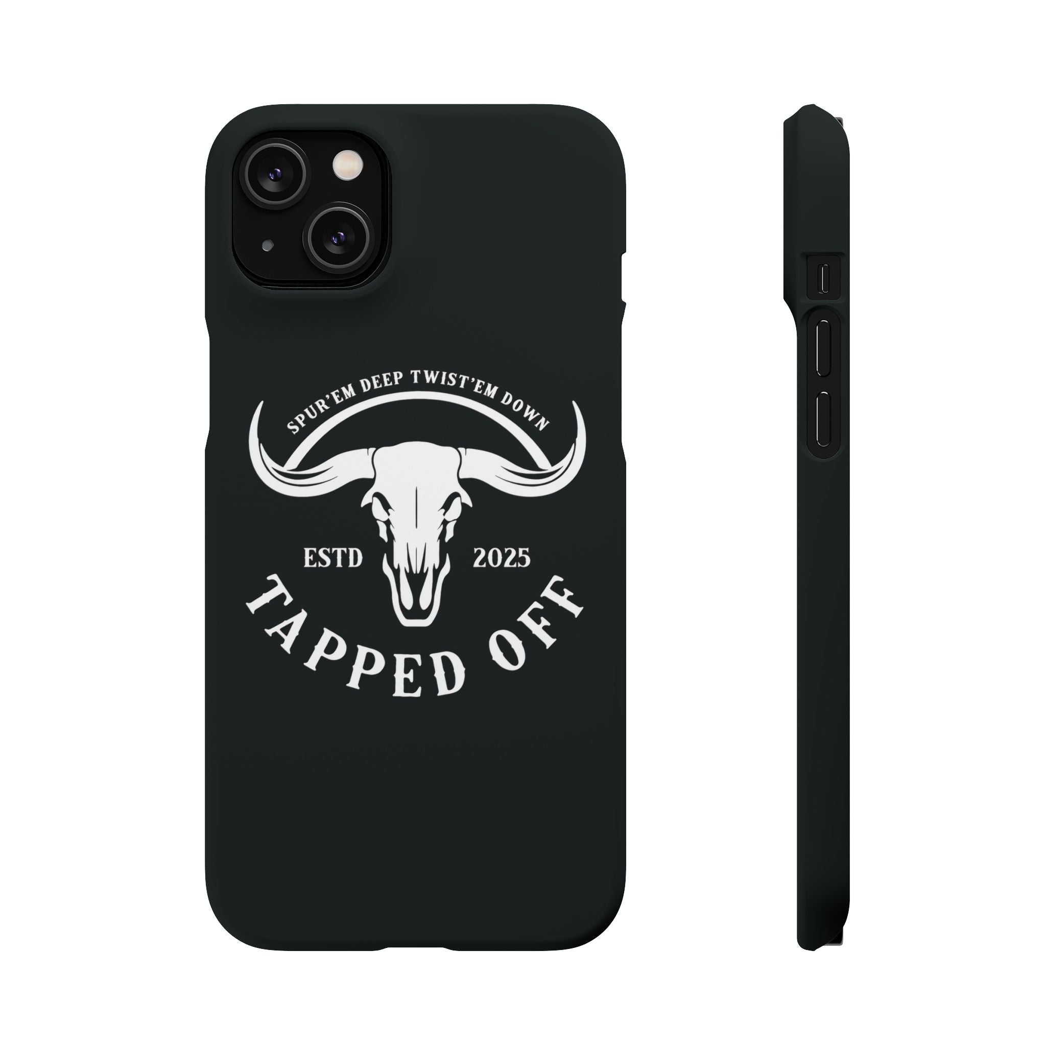 Tapped off phone case