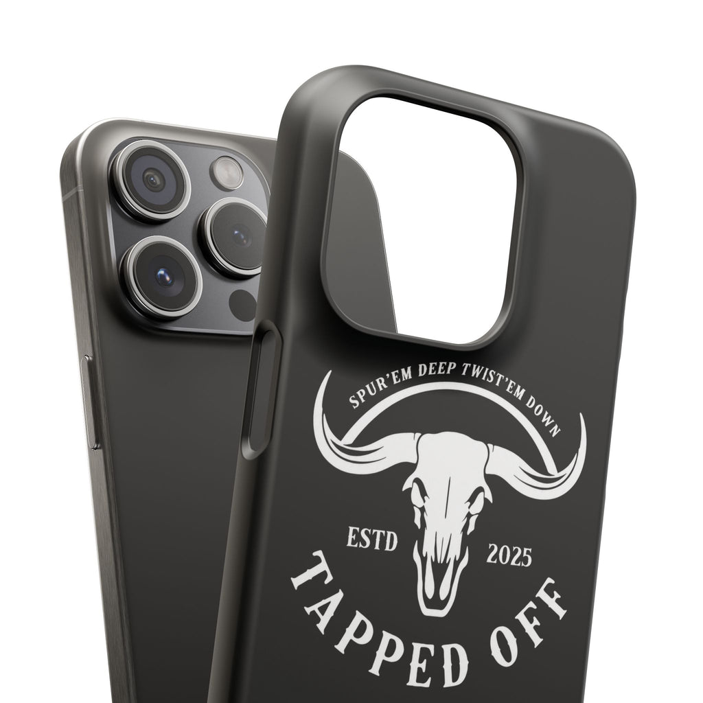 Tapped off phone case