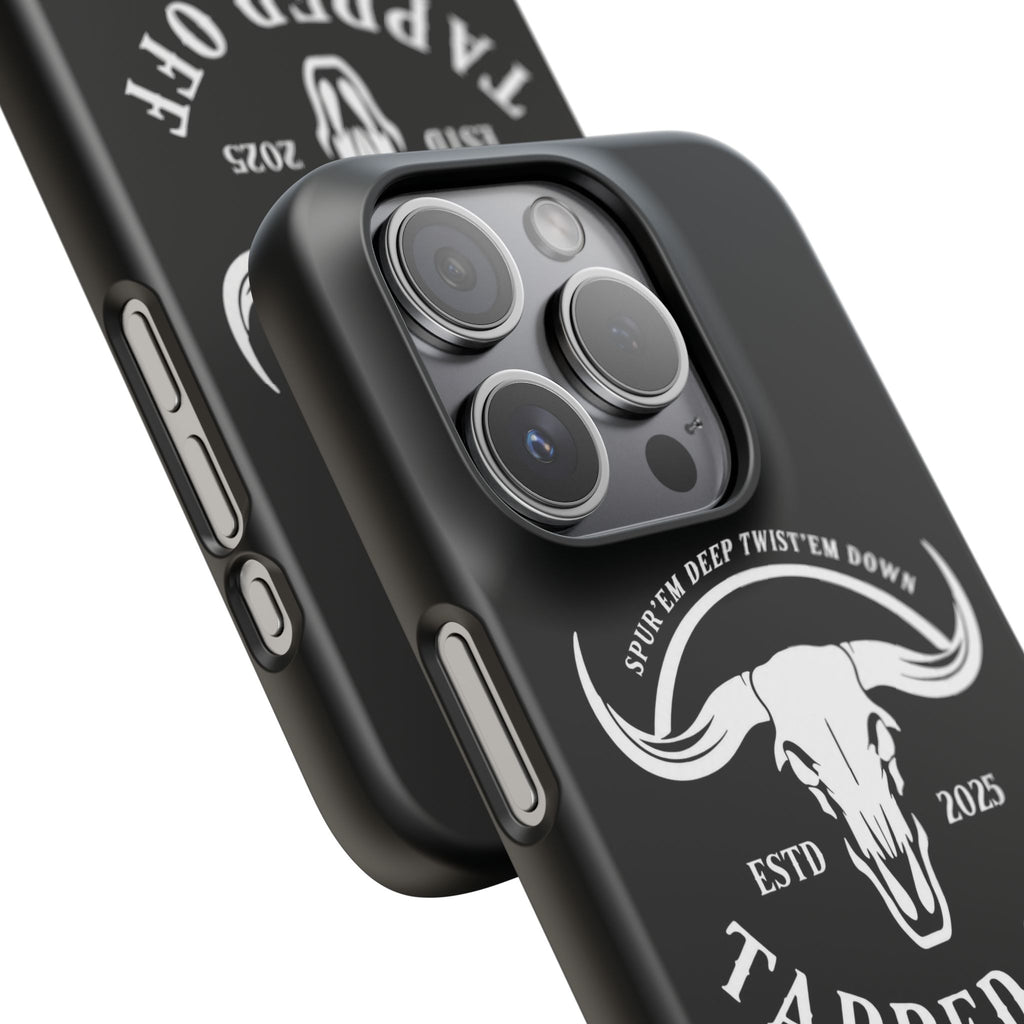 Tapped off phone case