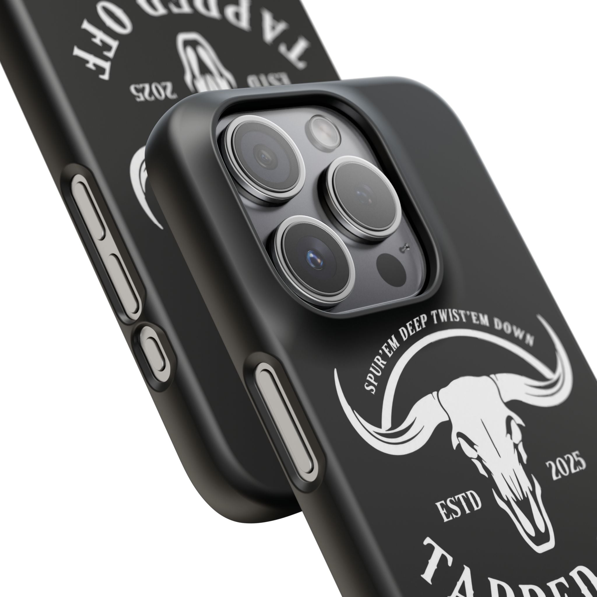 Tapped off phone case