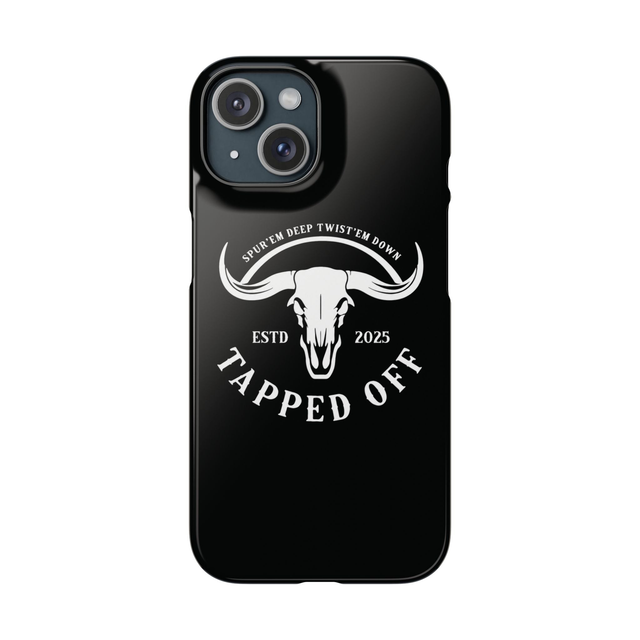 Tapped off phone case