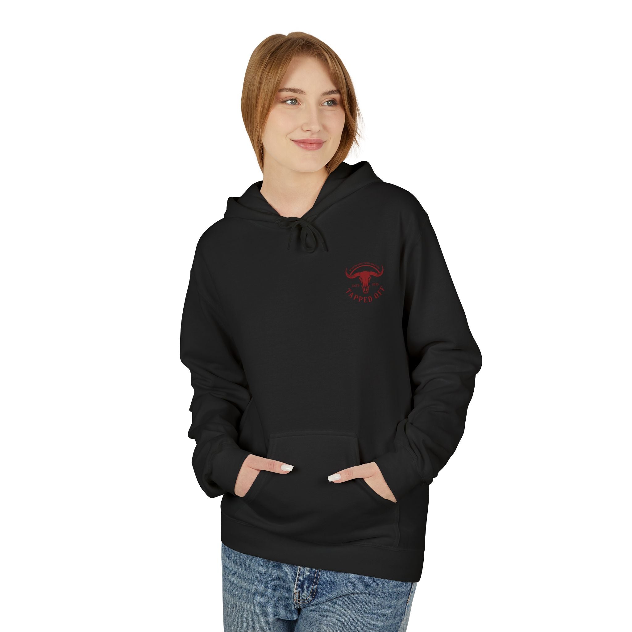 Cowboy meth dark red hoodie