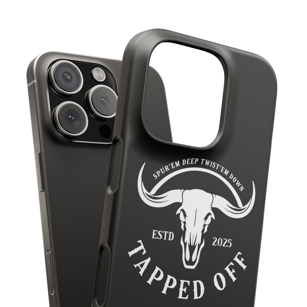 Tapped off phone case