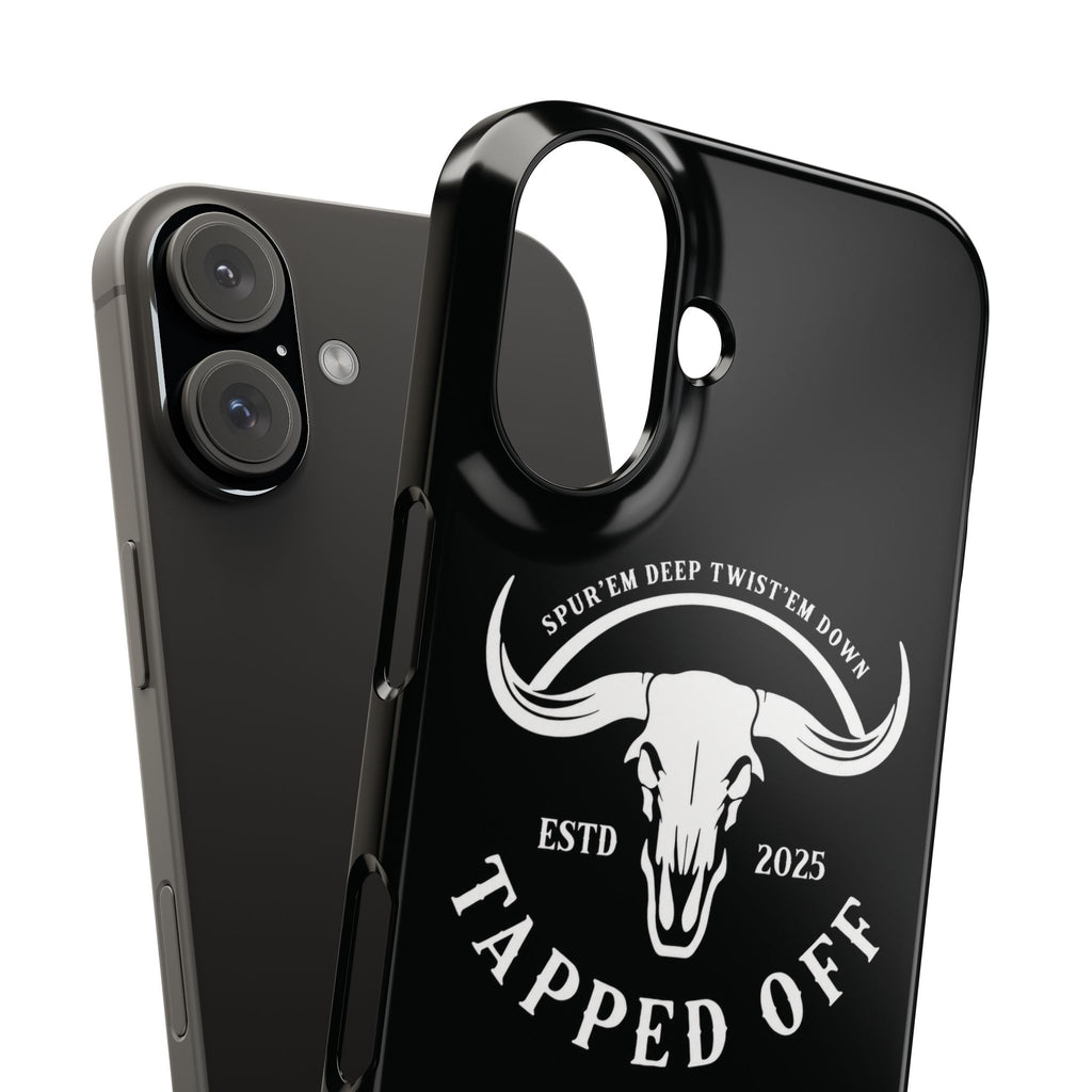 Tapped off phone case