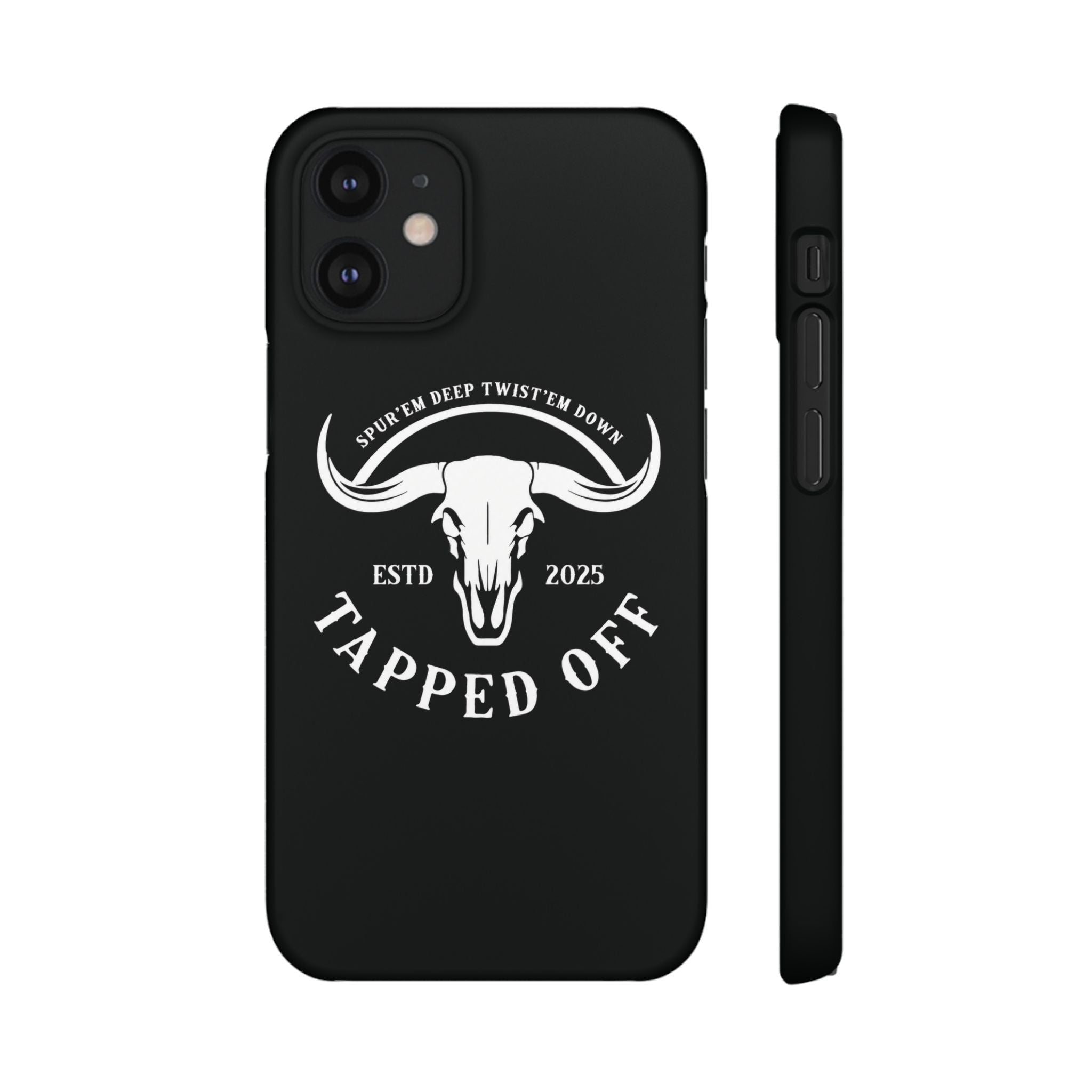 Tapped off phone case