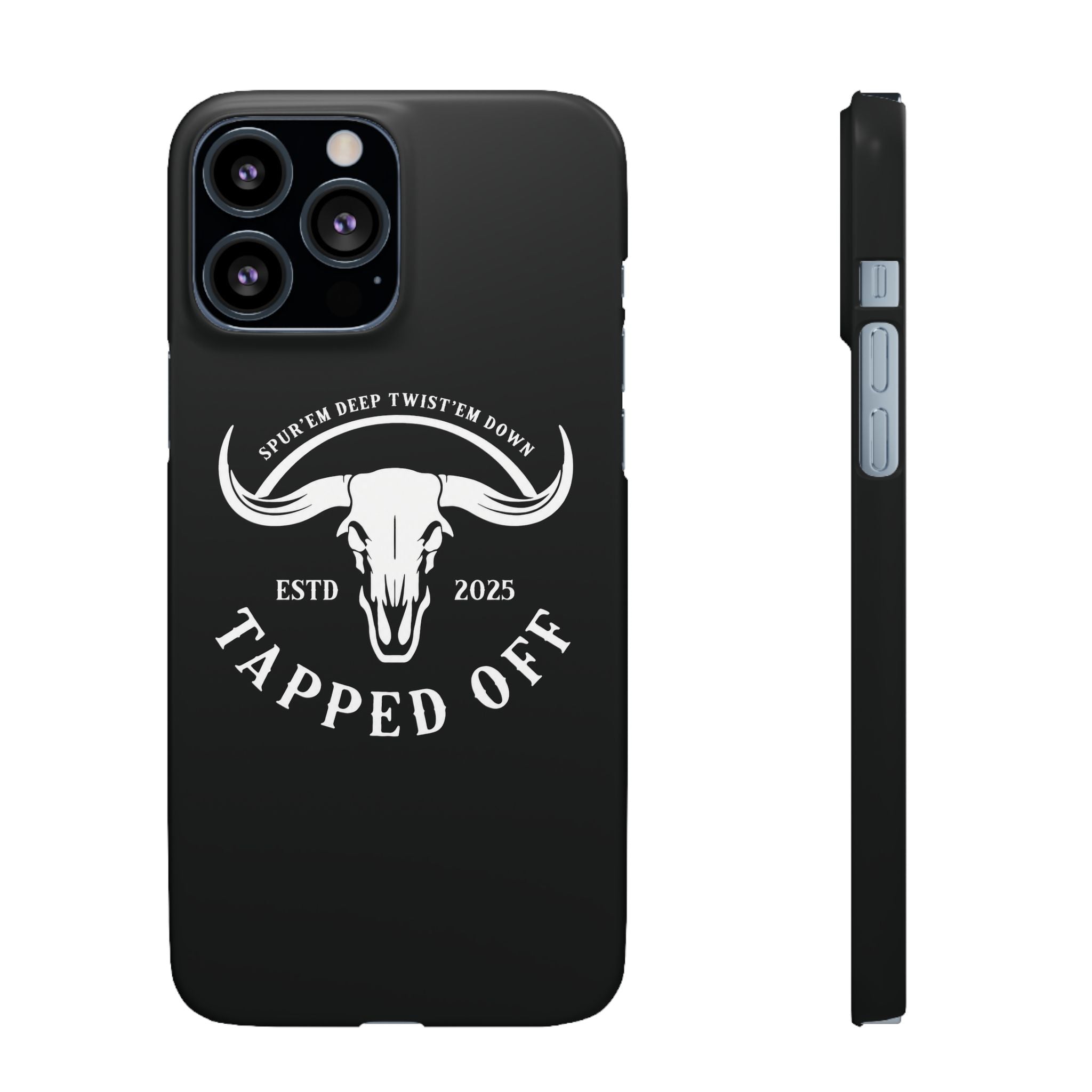 Tapped off phone case
