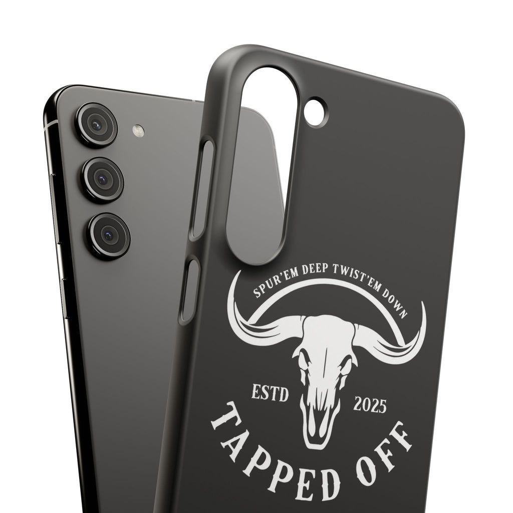 Tapped off phone case