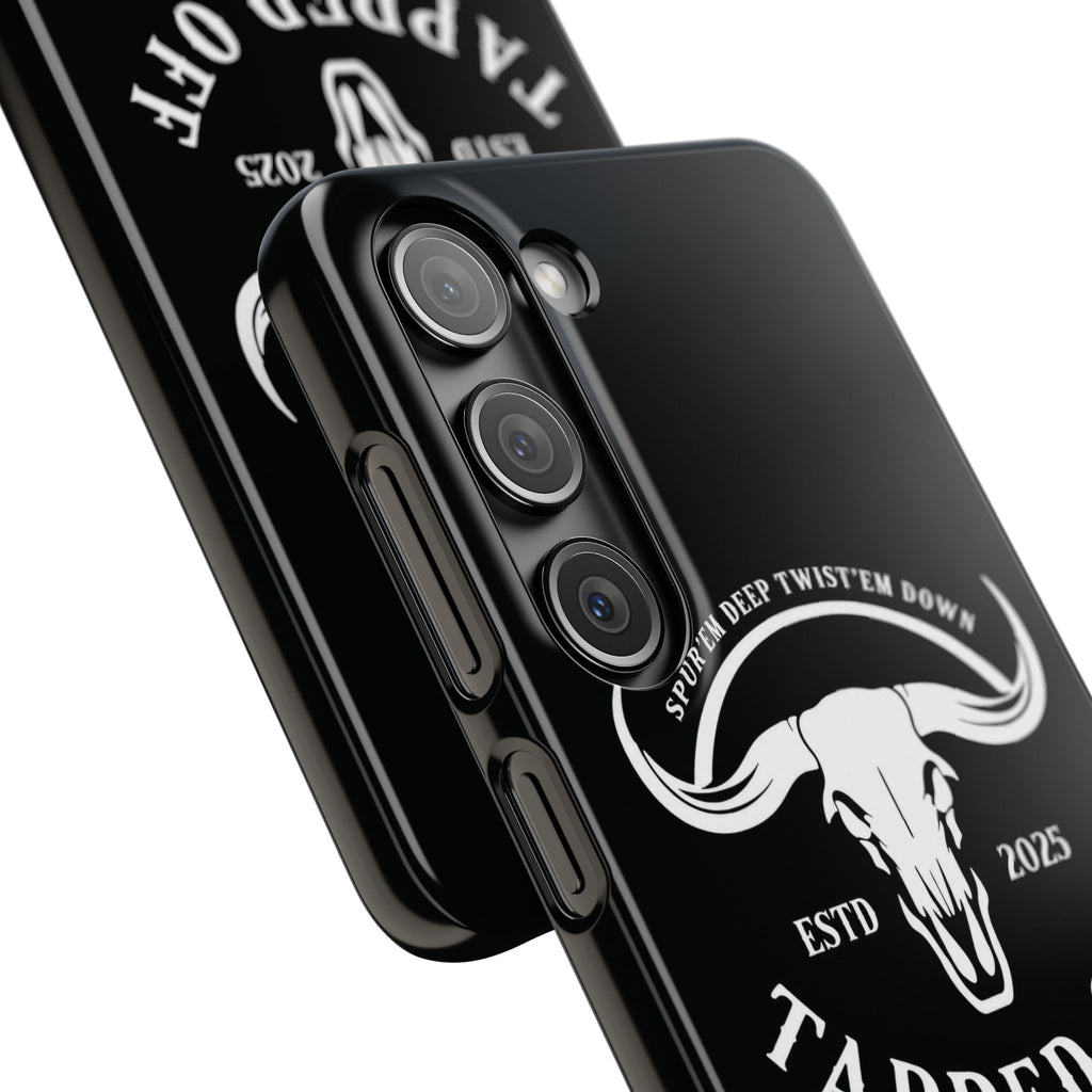 Tapped off phone case