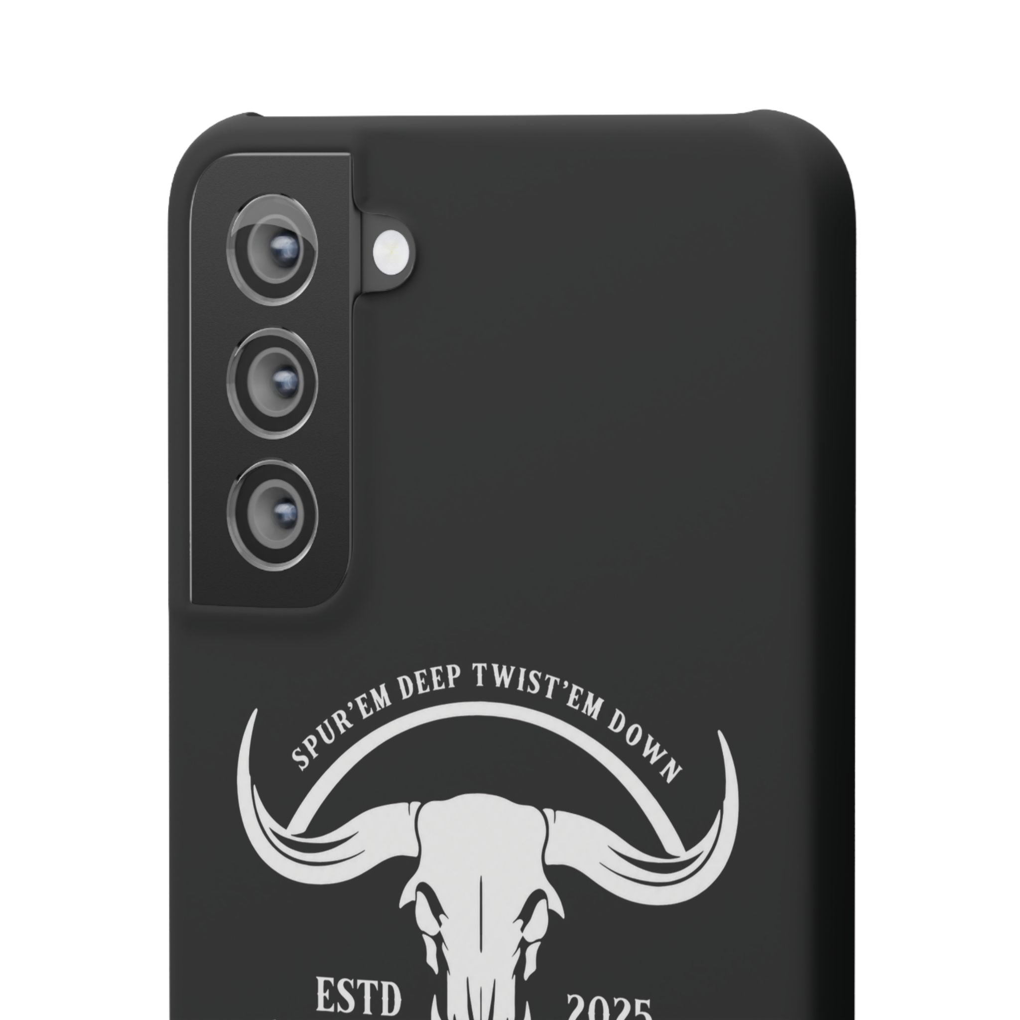 Tapped off phone case