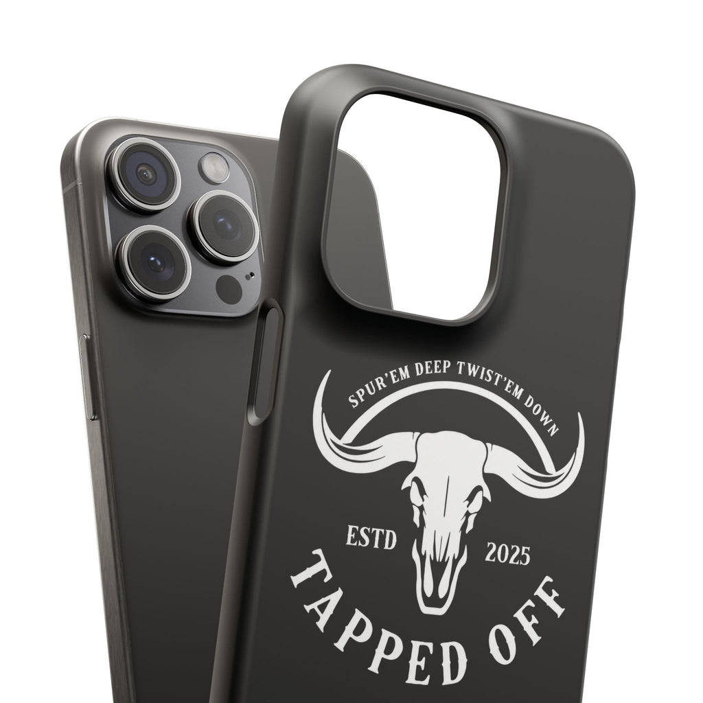 Tapped off phone case