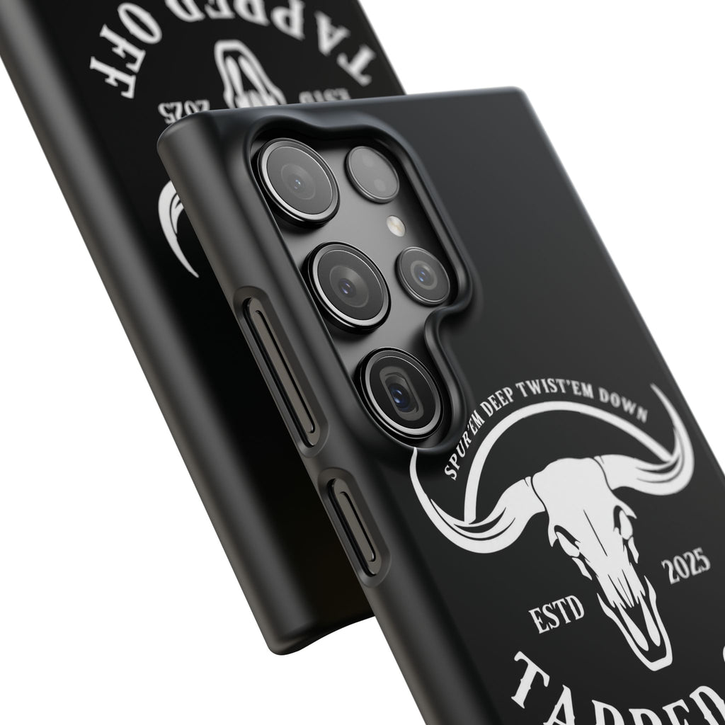 Tapped off phone case
