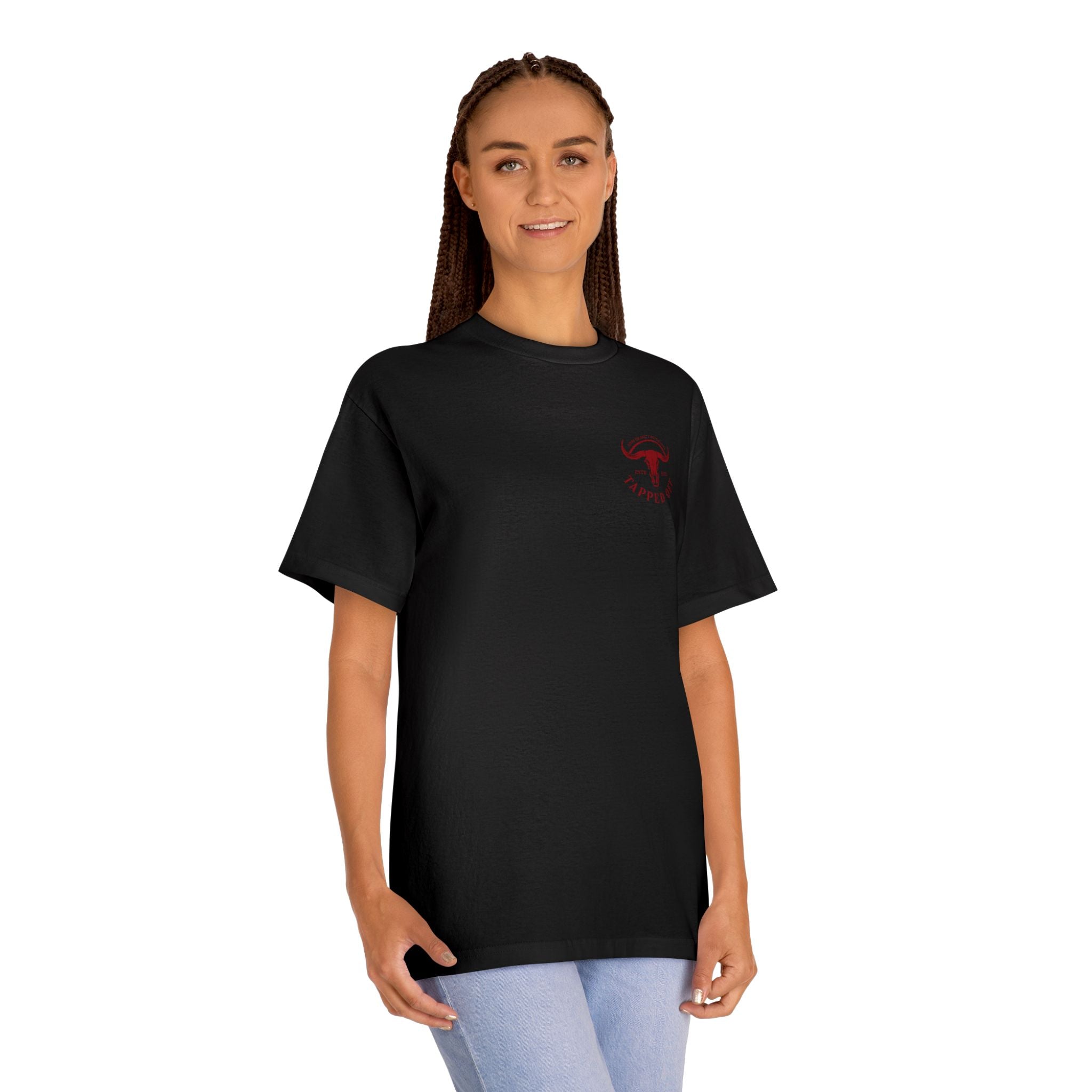 Cowboy meth dark red t shirt