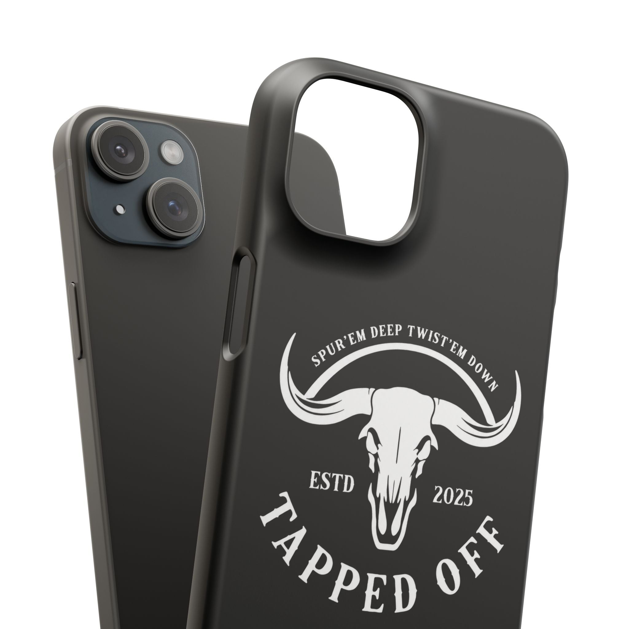 Tapped off phone case