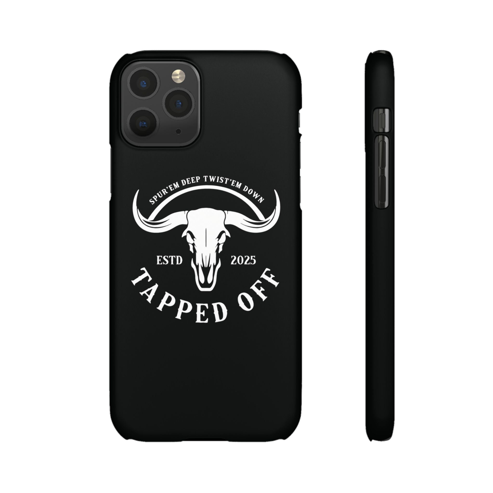 Tapped off phone case